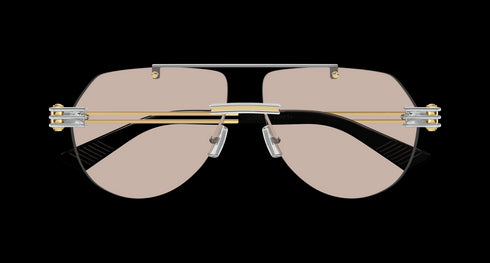 BOTTEGA VENETA 59 Sungalss Unisex Metal Accessories